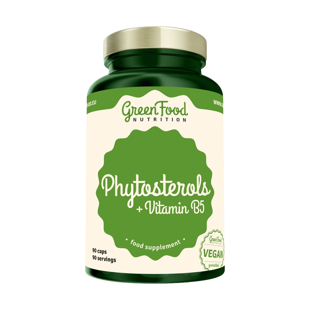 GreenFood Nutrition Phytosterols + Vitamin B5 90 kapslí