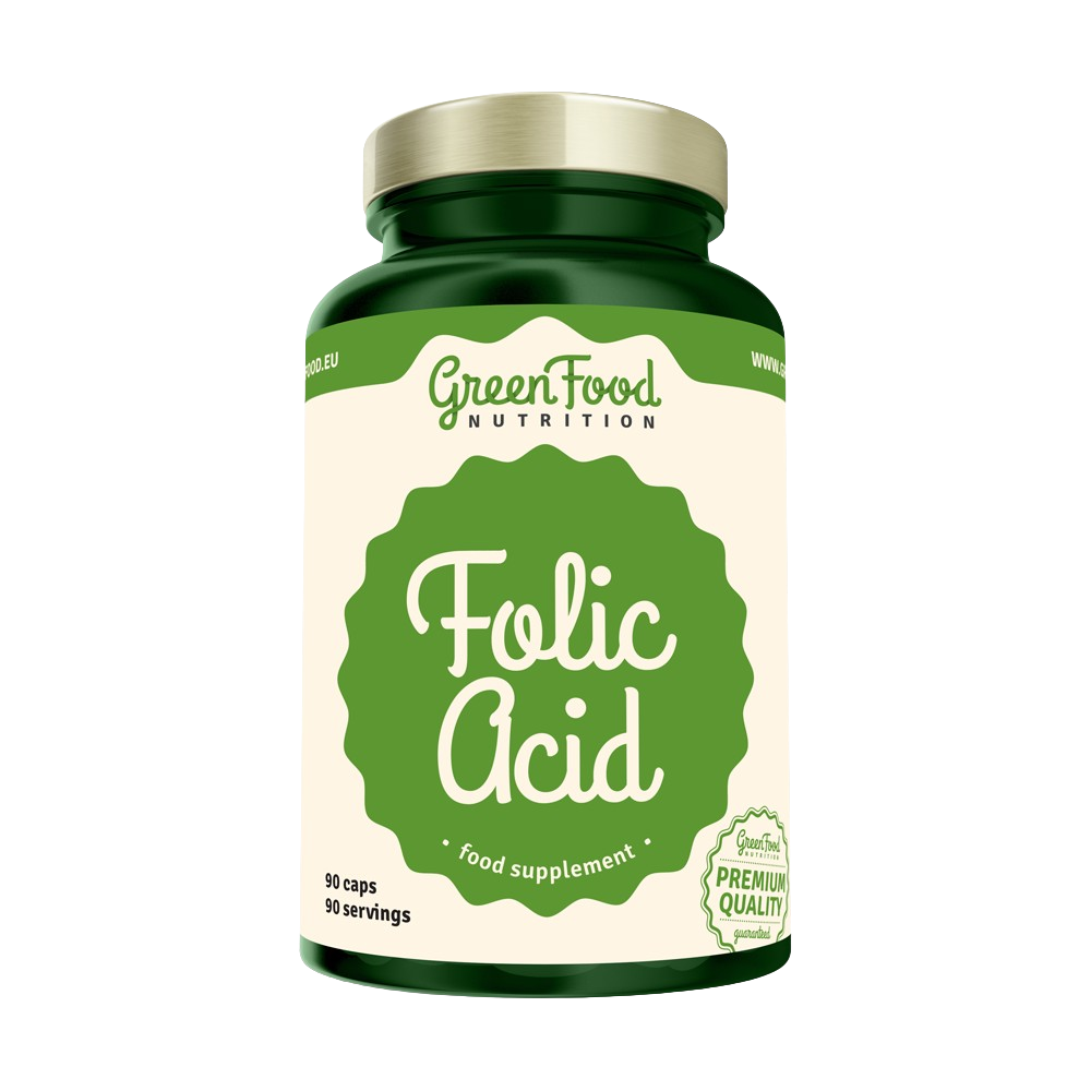 GreenFood Nutrition Folic Acid 90 kapslí
