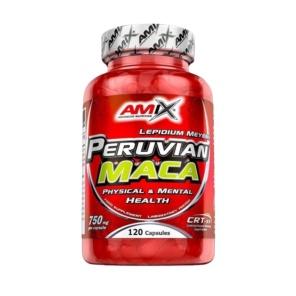 Amix Peruvian Maca 750 mg, 120 kapsúl