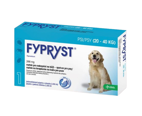 FYPRYST for dogs pre psov L 20-40 kg 2.68 ml