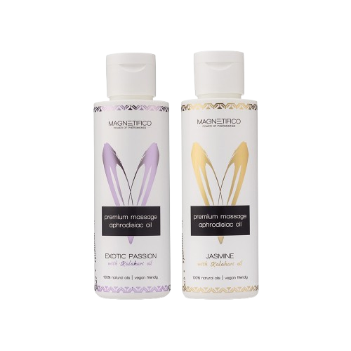 MAGNETIFICO Masážní olej Exotic passion + Jasmine 2x100 ml