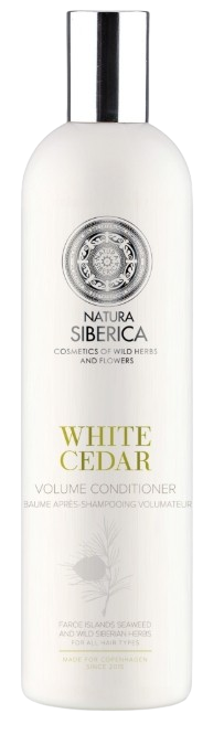 NATURA SIBERICA Kondicionér pre väčší objem Biely céder 400 ml