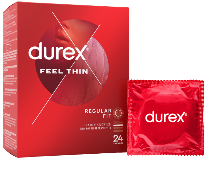 Fotografie DUREX Feel Thin kondomy 24 ks