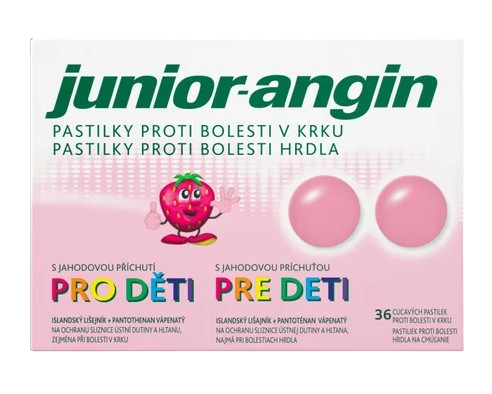 JUNIOR-ANGIN pastilky pro děti 36 pastilek