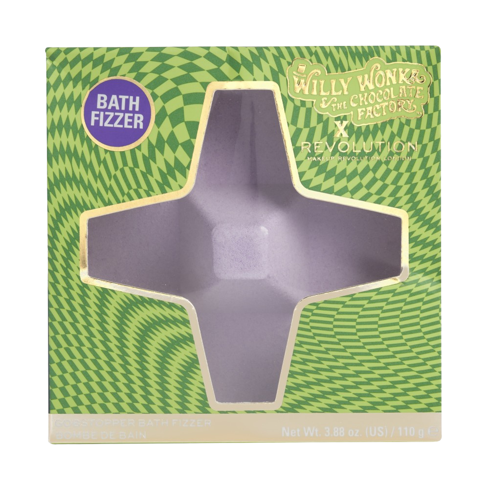 REVOLUTION x Willy Wonka Everlasting Gobstopper Bath Fizzer, koupelová bomba 110 g