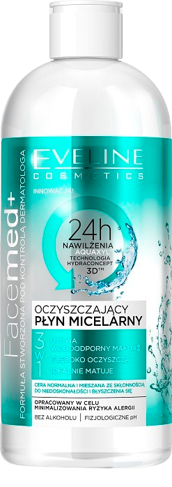 Čistiaca micelárna voda 3v1