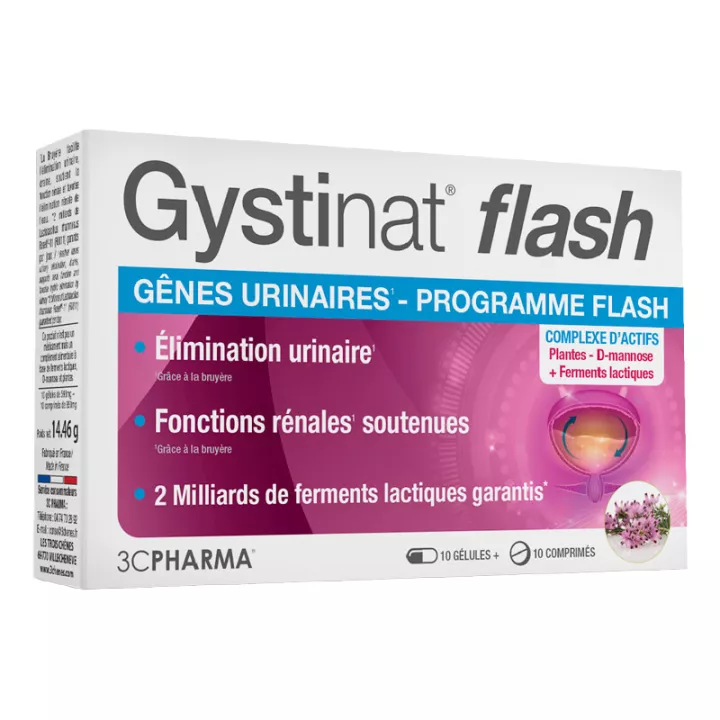 GYSTINAT Flash močové cesty 10 kapslí