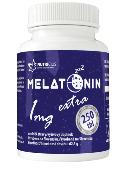 NUTRICIUS Melatonin 1mg extra, 250 tablet