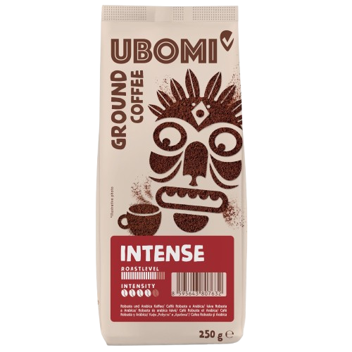 UBOMI Intense RFA mletá káva 250 g