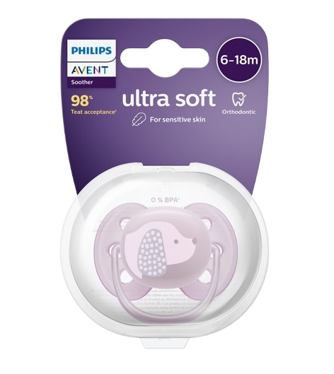 PHILIPS AVENT Philips AVENT Šidítko Ultrasoft Premium 6-18m fialová