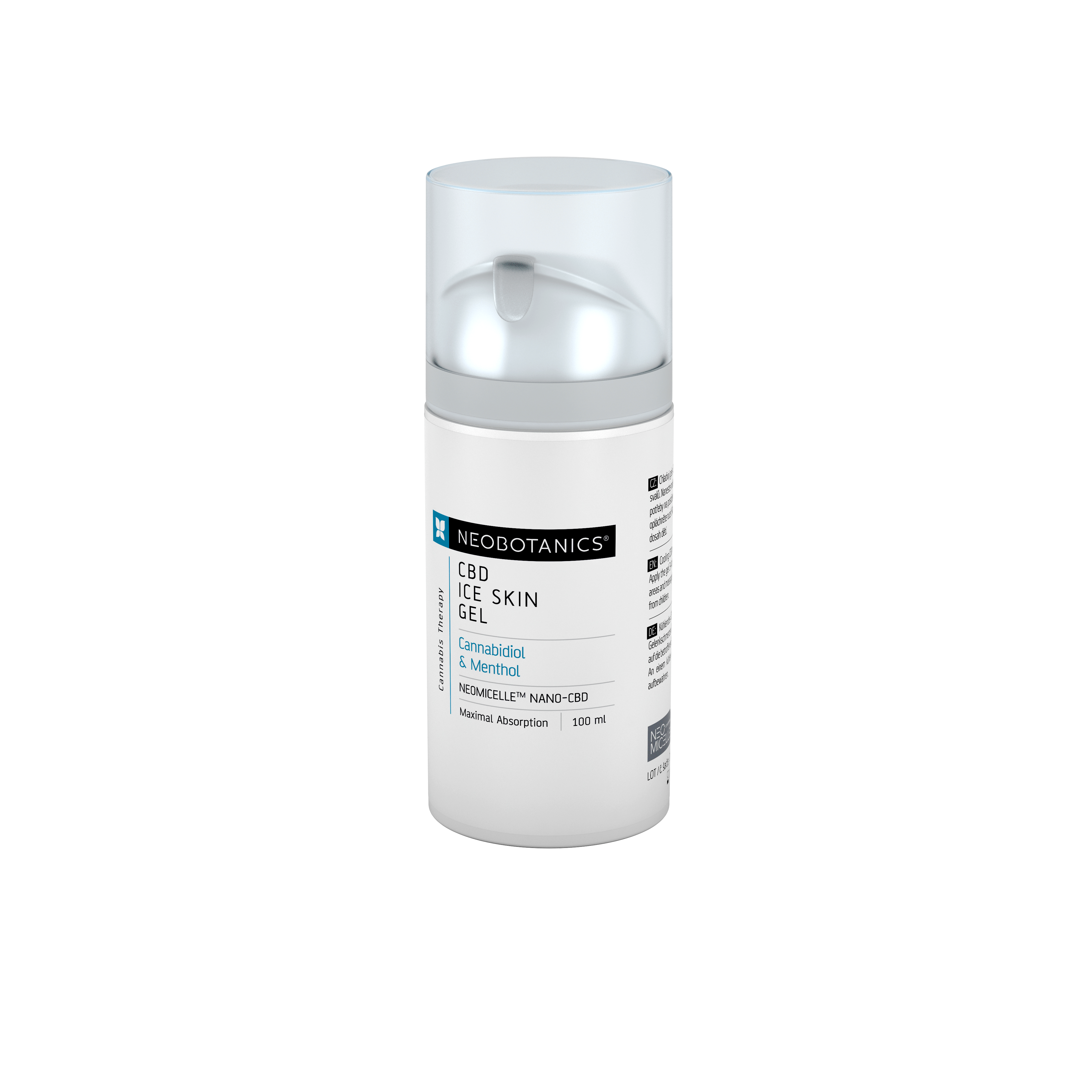 NEOBOTANICS CBD Ice Skin chladivý gel 100 ml koupíte na Pilulka.cz