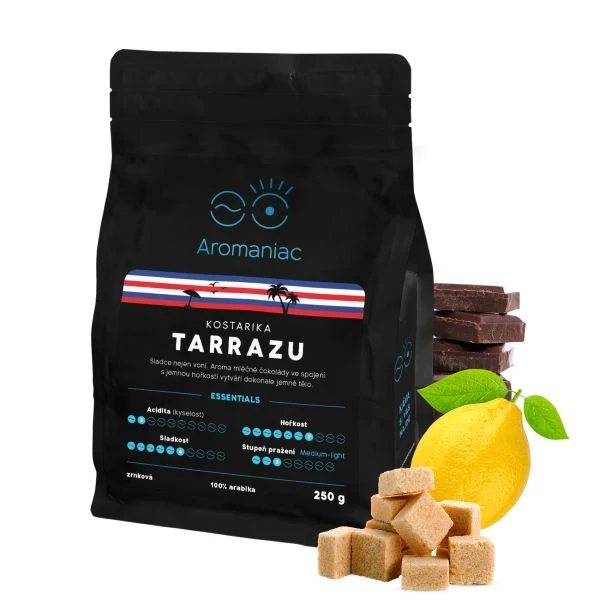 Fotografie AROMANIAC Kostarika Tarrazu, zrnková 250 g