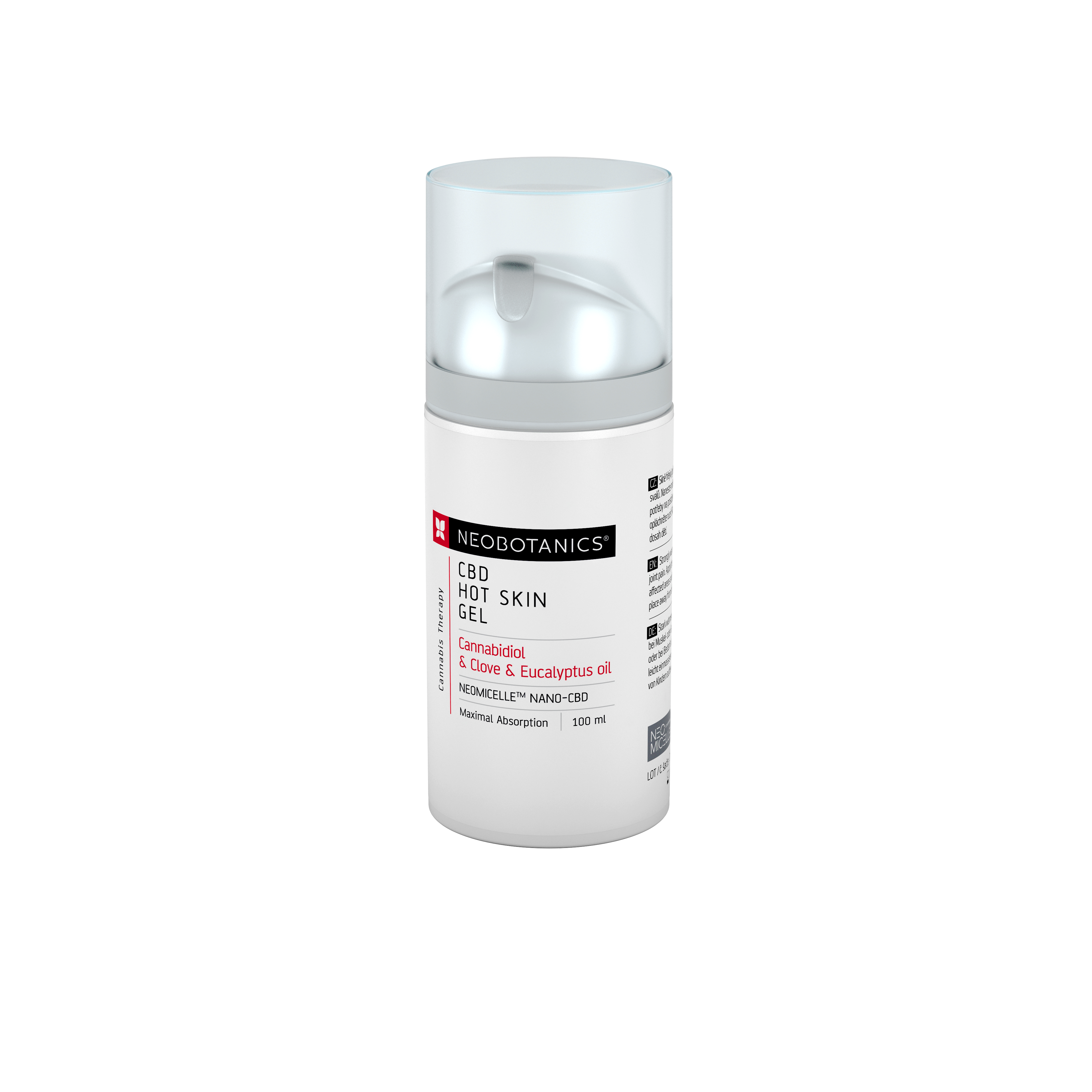 NEOBOTANICS CBD Hot Skin hřejivý gel 100 ml