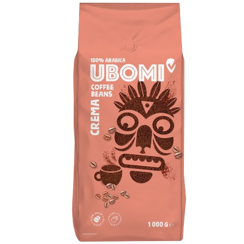 UBOMI Caffe Crema 100% Arabica zrnková káva 1 kg