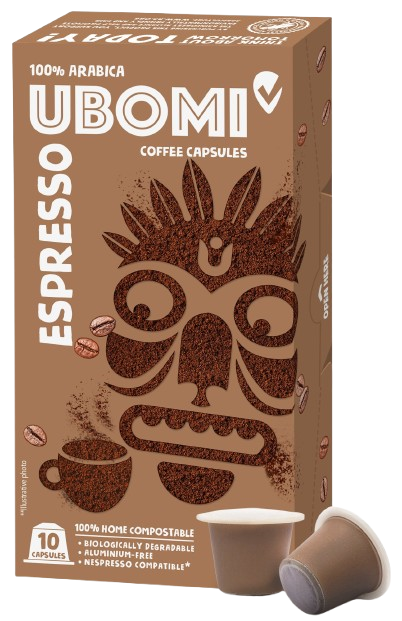 UBOMI Espresso 100% Arabica RFA kávové kapsle 10 ks