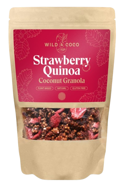 WILD & COCO Strawberry Quinoa Coconut Granola 220 g