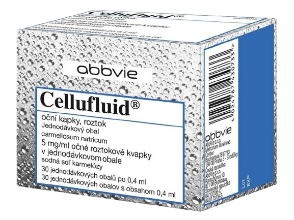 CELLUFLUID Oční kapky 5 mg/ml, 30 x 0.4 ml