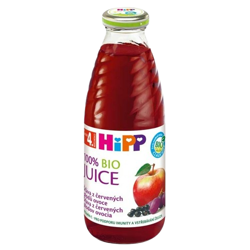 HIPP BIO Šťáva z červených plodů ovoce se železem 500 ml