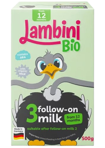 LAMBINI BIO pokračovací mléko 3 500 g