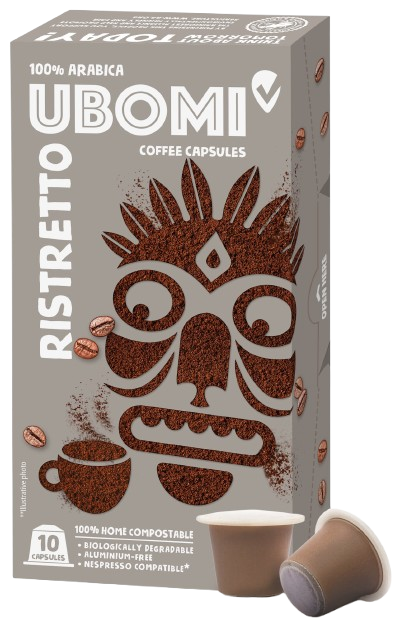 UBOMI Ristretto 100% Arabica RFA kávové kapsle 10 ks