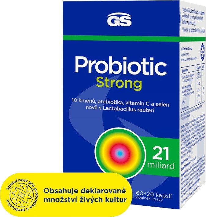 GS Probiotic Strong 80 kapslí