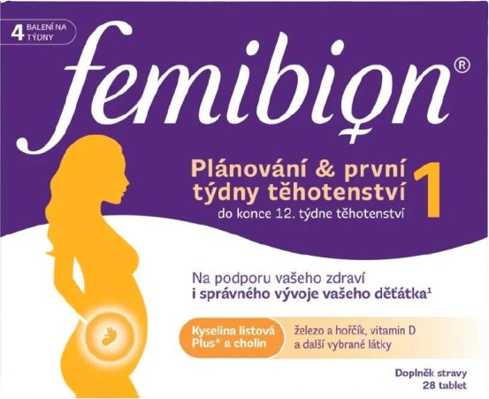 FEMIBION 1 Plánování a první týdny těhotenství 28 tablet