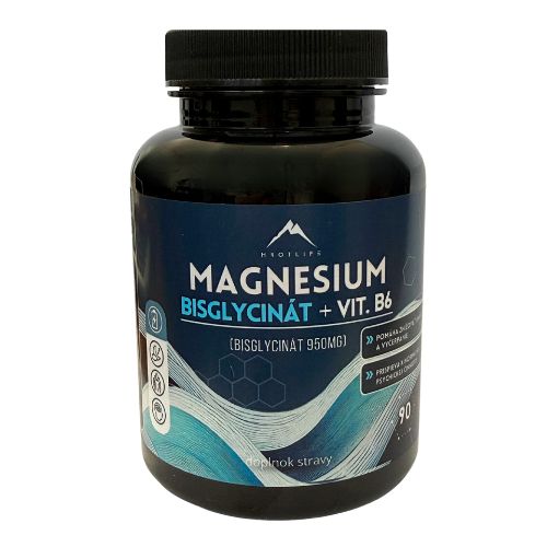HROTLIFE Magnesium bisglycinát + vitamín B6 90 kapslí