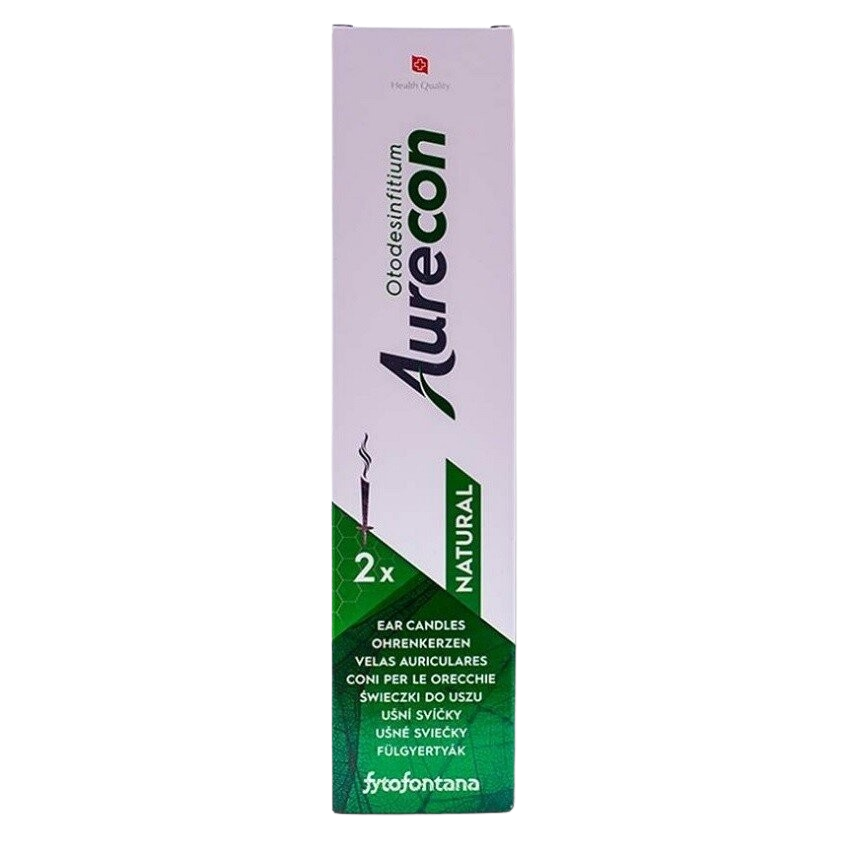 AURECON Ušní svíčky Natural 2 ks