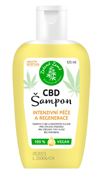 ZELENÁ ZEMĚ CBD šampón 125 ml