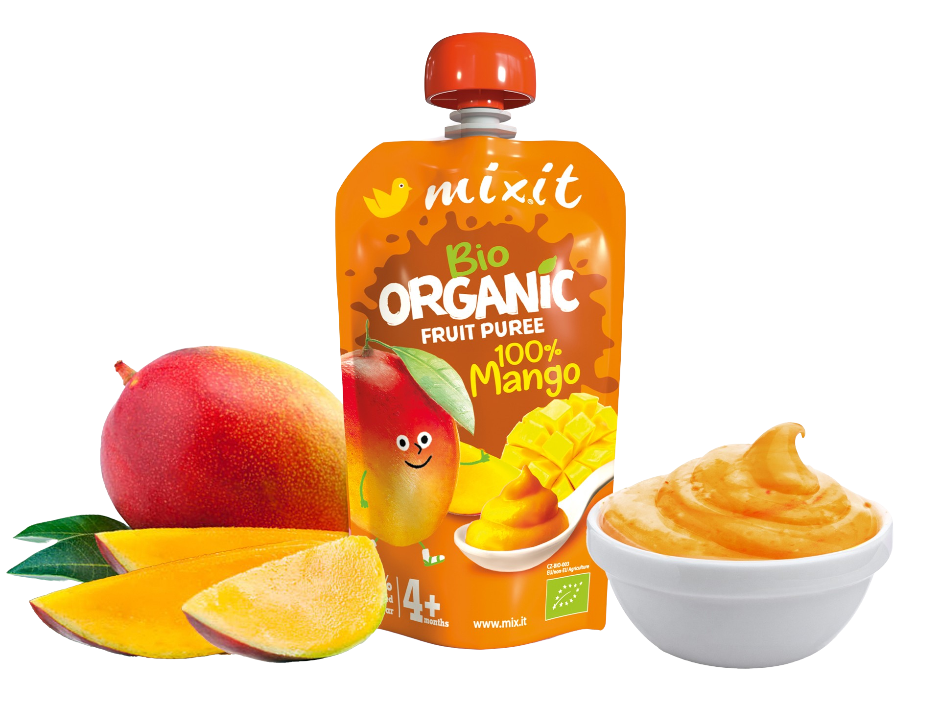 Mixit BIO ovocná kapsička - 100 % Mango 100 g
