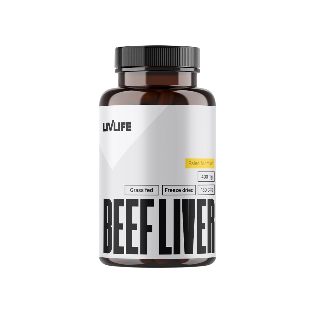 LIVLIFE Beef Liver 400mg cps.180