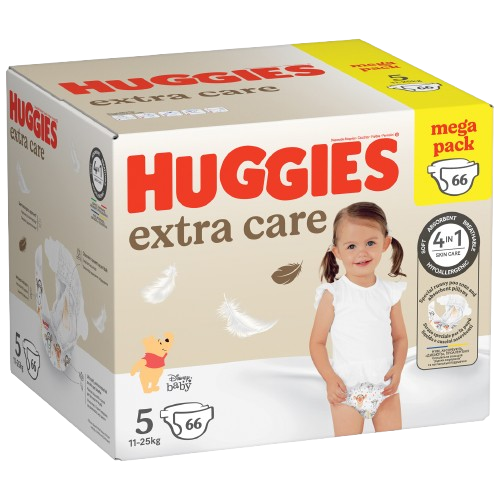 HUGGIES® Extra Care 5 BOX 66 ks