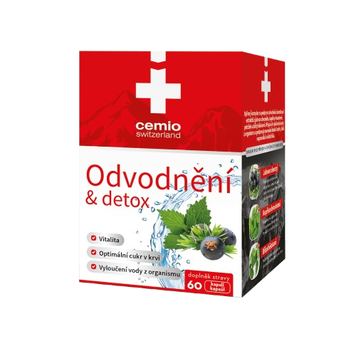 Cemio Odvodnenie & detox 60 kapsúl