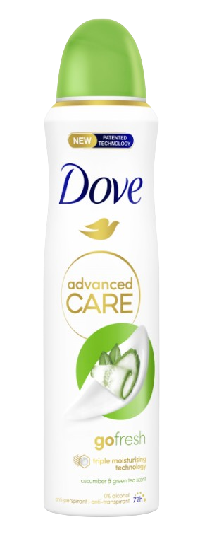 DOVE Advanced Care Cucumber&Green Tea antiperspirant sprej 150 ml