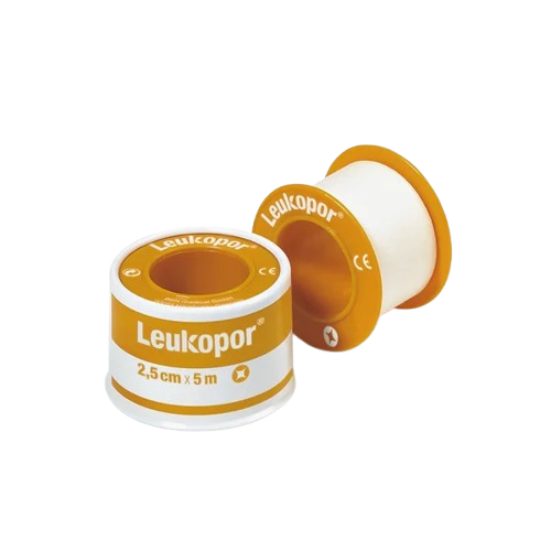 Fotografie LEUKOPOR Fixační jemná páska/cívka 2.5cm x 5m