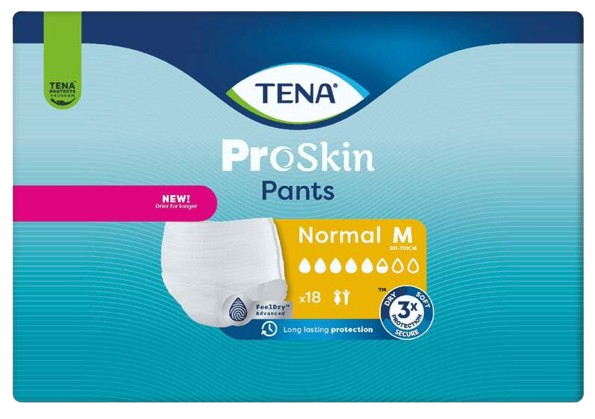Fotografie TENA Proskin Pants Normal M 18 ks