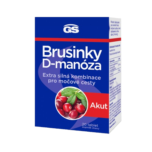 Fotografie CEMIO GS Brusinky & D-manóza Akut 20 tablet