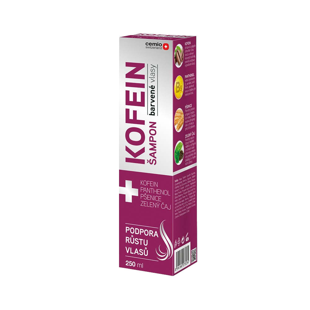CEMIO Kofein šampon barvené vlasy 250 ml