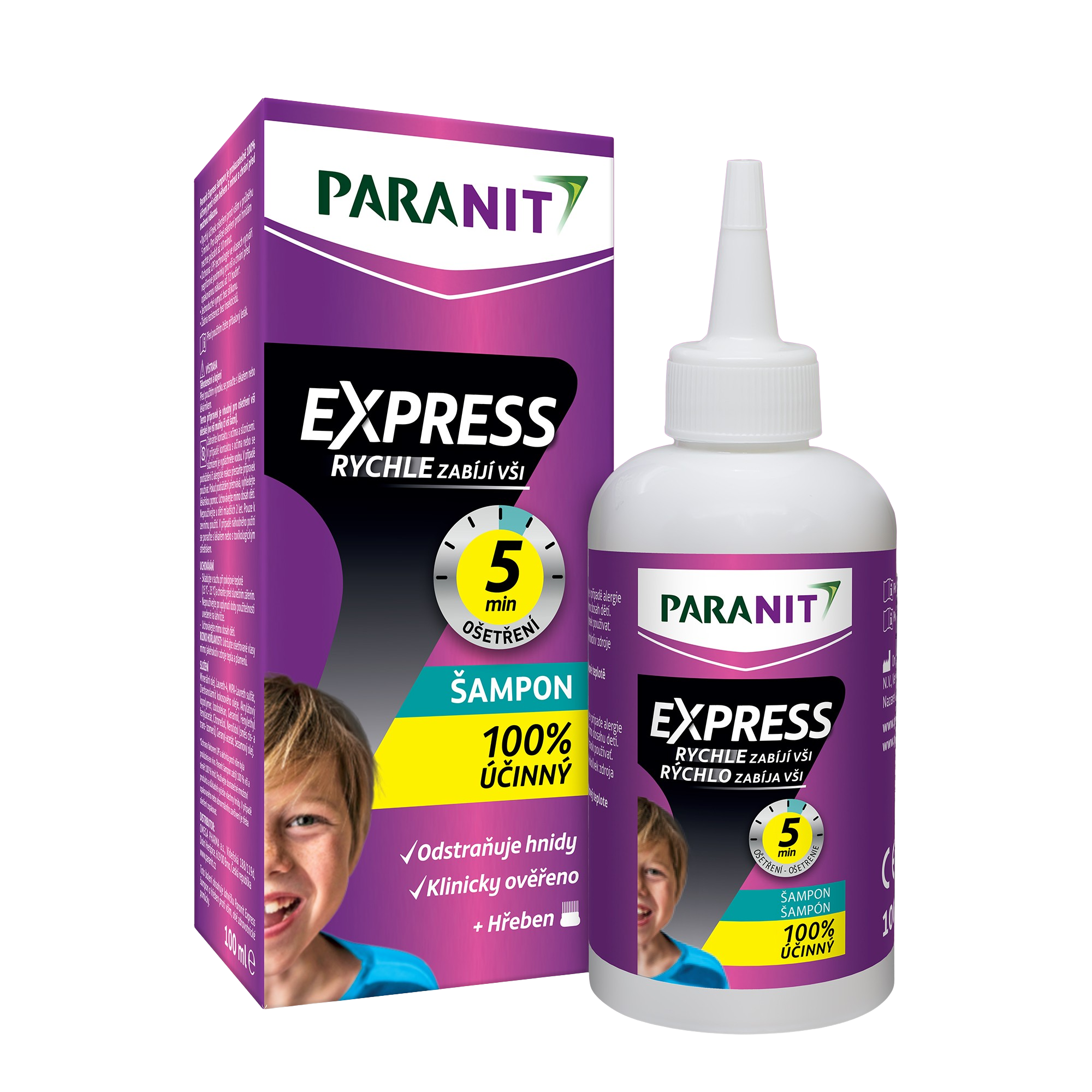 Fotografie PARANIT Express šampon 100 ml