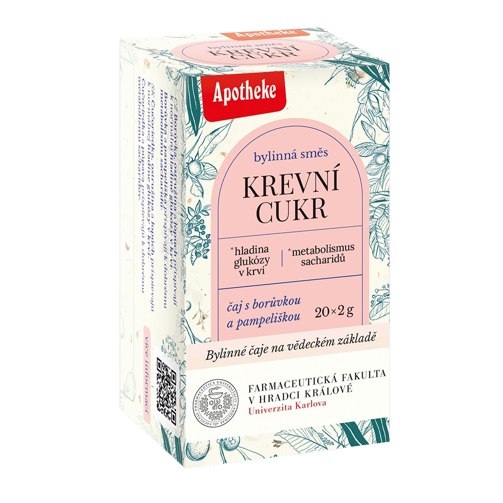 APOTHEKE Čaj Krevní cukr Farmaceutická fakulta 20 x 2 g