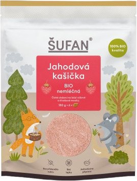 ŠUFAN Jahodová kašička BIO nemléčná 180 g