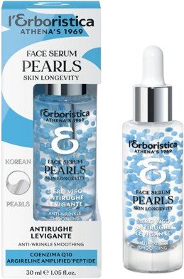 ERBORISTICA Pearls Skin Longevity Vyhlazující pleťové sérum proti vráskám s korejskými perlami a peptidy 30 ml