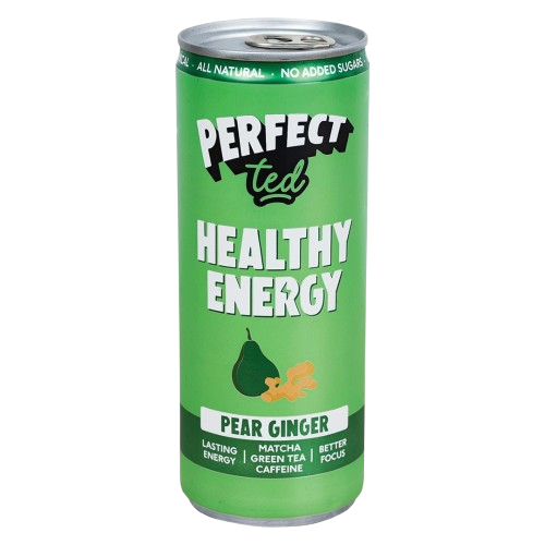 NATU Healthy Matcha Energy Drink hruška a zázvor 250 ml