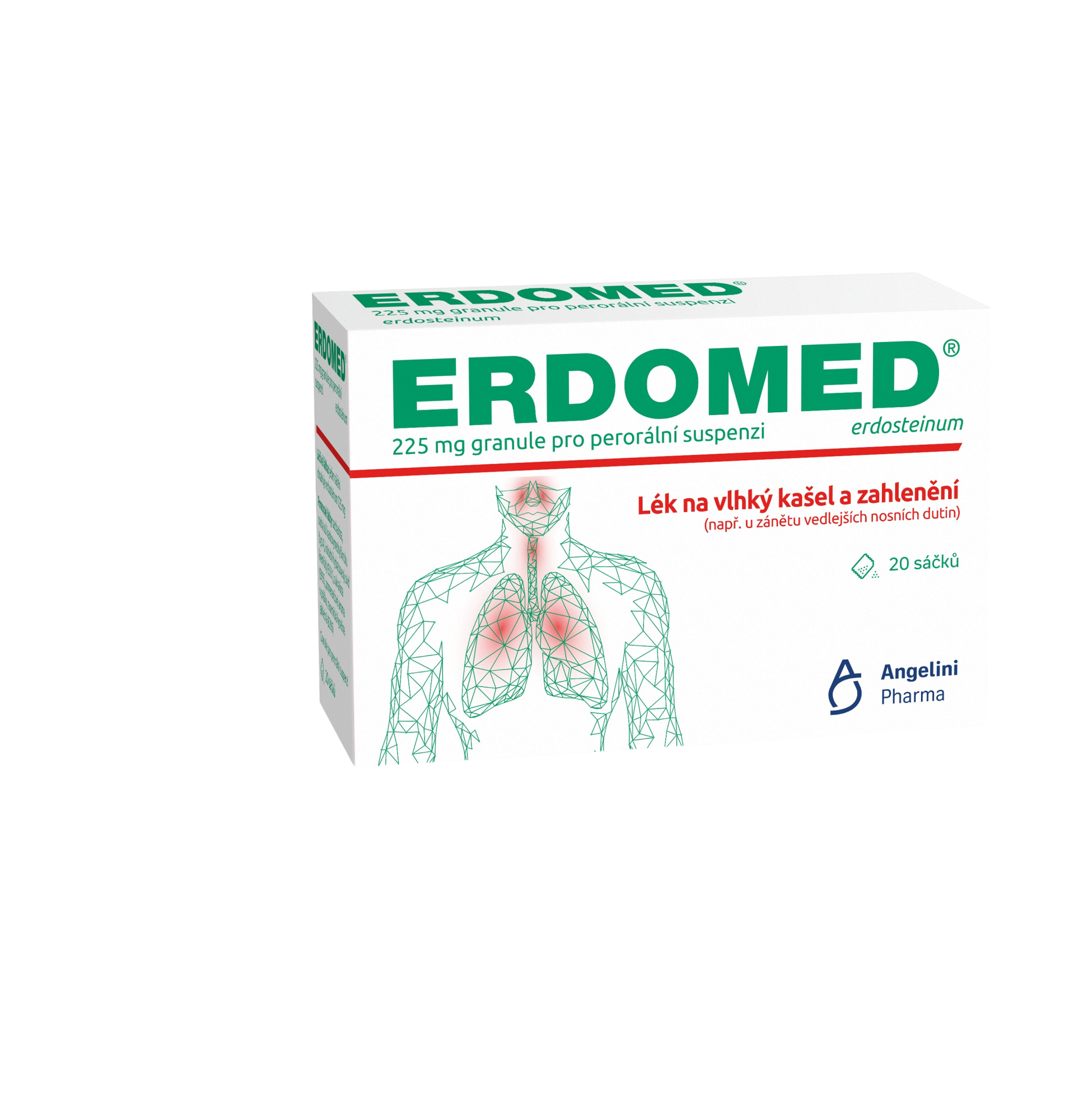 ERDOMED 225mg granule 20 ks