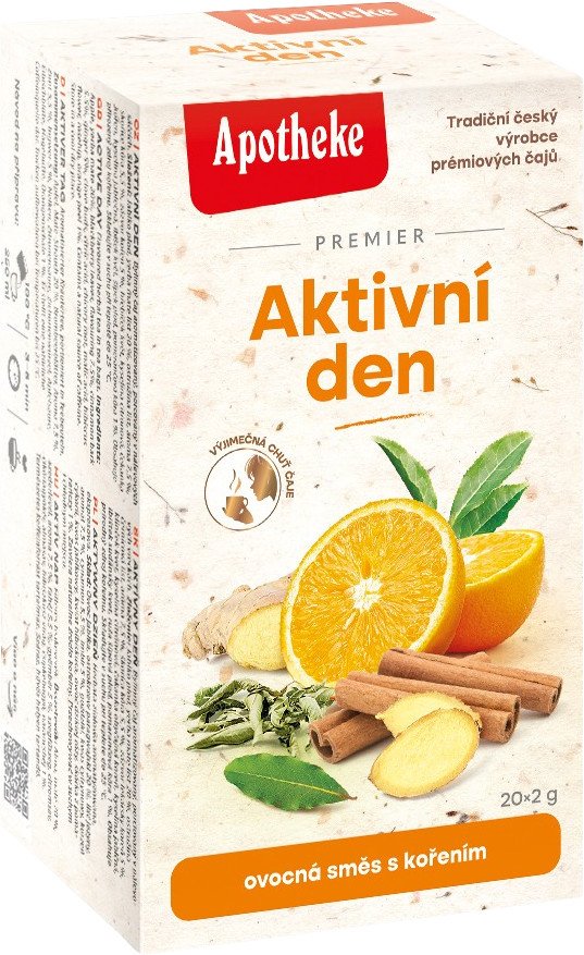 APOTHEKE čaj Aktivní den 20 x 2 g