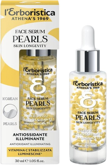 ERBORISTICA Pearls Skin Longevity Antioxidační a rozjasňující pleťové sérum s korejskými perlami 30 ml