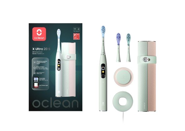 OCLEAN X Ultra 20 S Green pouzdro a sonický kartáček, zelený