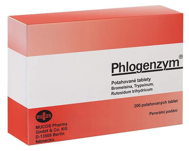 PHLOGENZYM 90mg/48mg/100mg 200 tablet