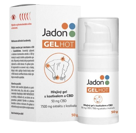 JADON gel HOT Hřejivý gel s kostivalem a CBD 50 g