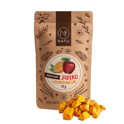 NATU Křupavé jablko s pomerančem 35 g